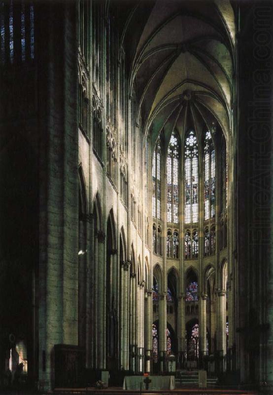 unknow artist Beauvais Cathedral, part of the choir china oil painting image